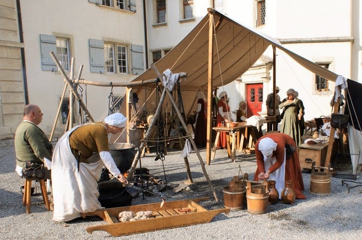 Mittelaltertage vom 26.-28. April auf Schloss Lenzburg