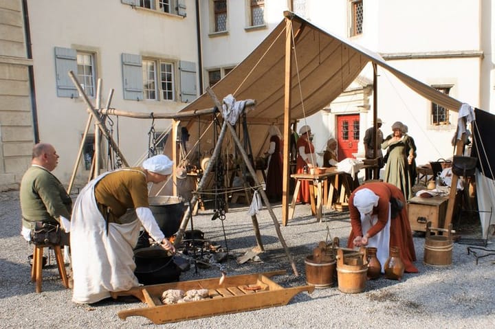 Mittelaltertage vom 26.-28. April auf Schloss Lenzburg