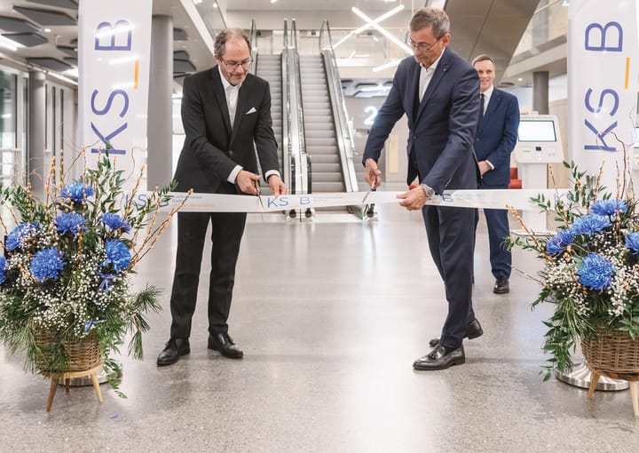 KSB-Neubau eröffnet: nun folgt der fünftägige Kernumzug